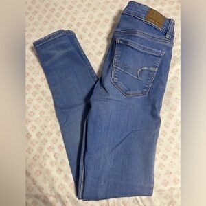 american eagle hi-rise jeggings